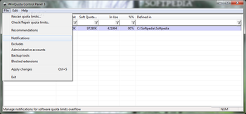 WinQuota Pro screenshot 2