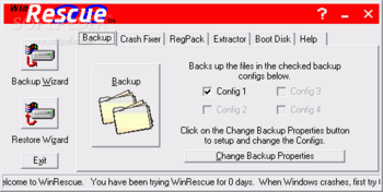 WinRescue 98 screenshot 2