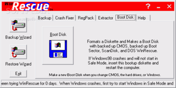 WinRescue 98 screenshot 3