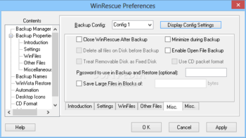 WinRescue Vista screenshot 10