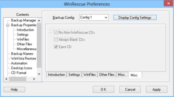 WinRescue Vista screenshot 11