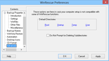 WinRescue Vista screenshot 16