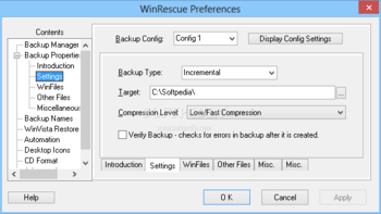 WinRescue Vista screenshot 7