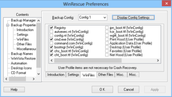 WinRescue Vista screenshot 8