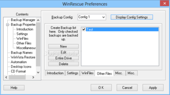 WinRescue Vista screenshot 9
