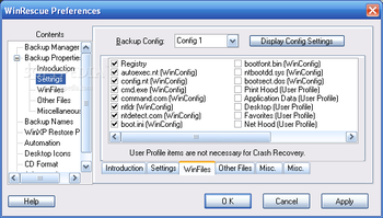 WinRescue XP screenshot 10