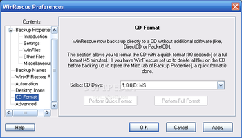 WinRescue XP screenshot 15