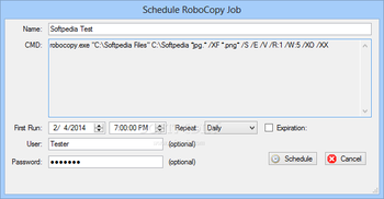WinRoboCopy screenshot 3