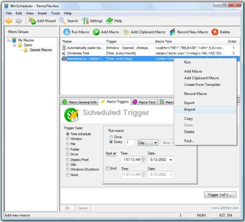 WinScheduler Professional Edition screenshot