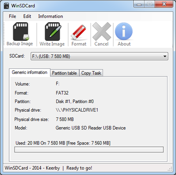 WinSDCard screenshot