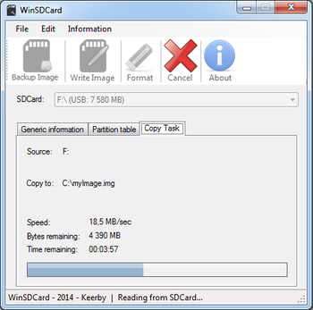 WinSDCard screenshot 2
