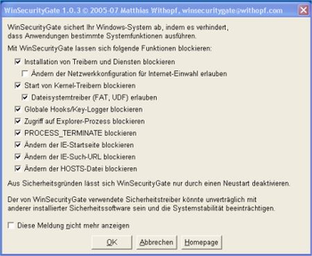 WinSecurityGate screenshot