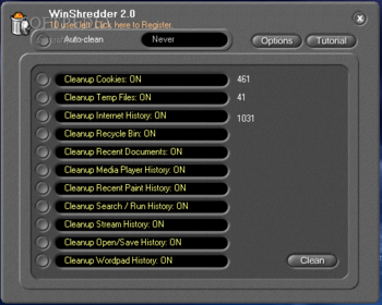 WinShredder screenshot 2