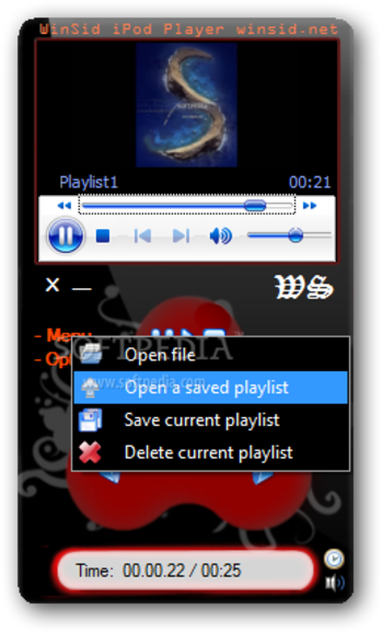 WinSid iPod Player screenshot 2