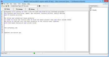 WinSQL screenshot