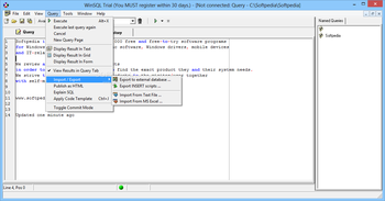 WinSQL screenshot 5