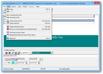 Winsubtitler screenshot 6