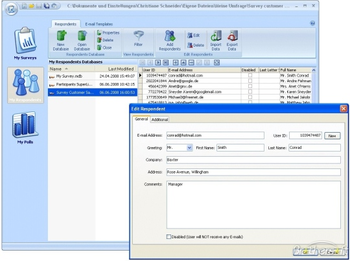 WinSurvey screenshot