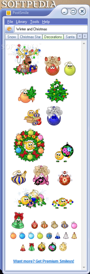 Winter and Christmas Smiley Collection for PostSmile screenshot 3