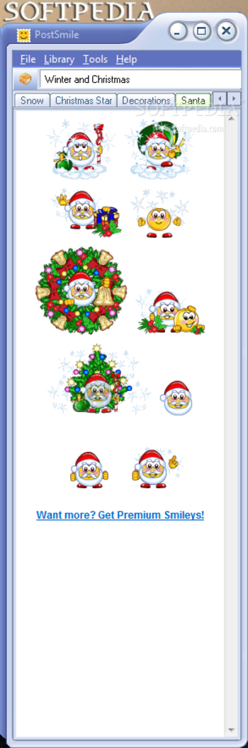 Winter and Christmas Smiley Collection for PostSmile screenshot 4