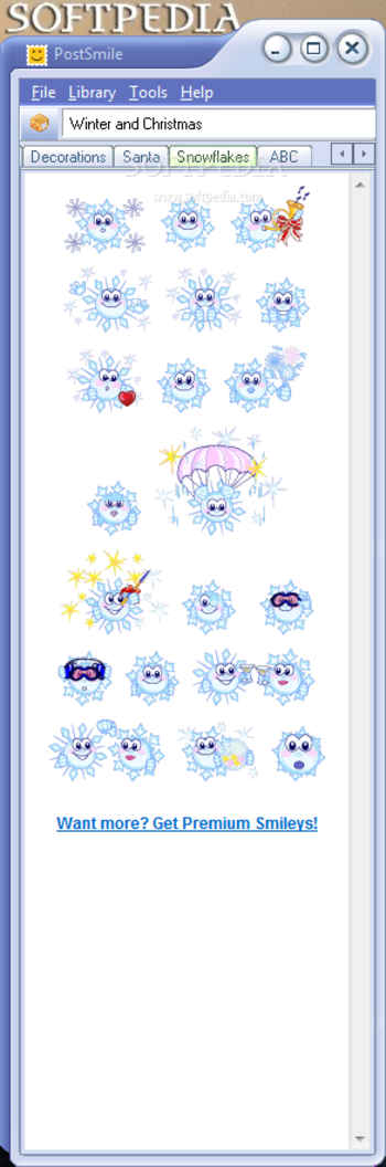 Winter and Christmas Smiley Collection for PostSmile screenshot 5