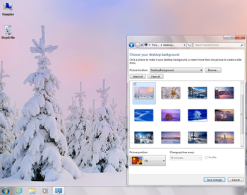 Winter Theme screenshot