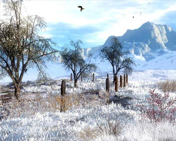 Winter Valley - Animated Wallpaper screenshot