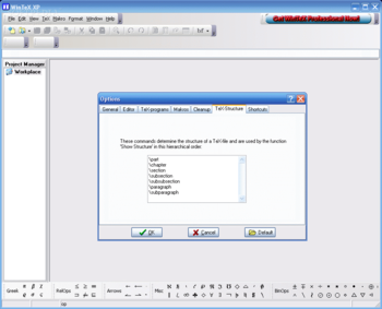 WinTeX XP screenshot 3