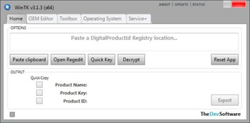 WinTK screenshot