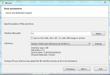 WinToFlash Lite [The Bootable USB Creator] screenshot 5