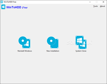 WinToHDD screenshot