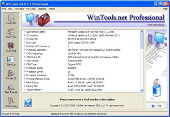 WinTools.net Extra screenshot