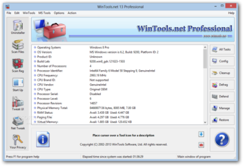 WinTools.net Professional screenshot