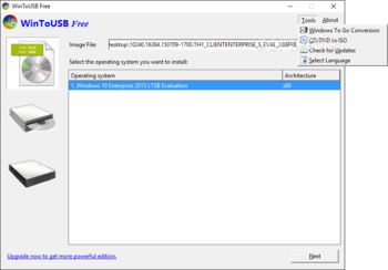 WinToUSB screenshot 3