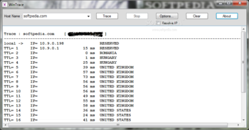 WinTrace screenshot