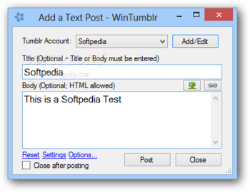 WinTumblr screenshot 2