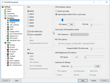 WinUAE Portable screenshot 3
