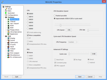 WinUAE screenshot 3