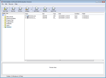 WinUndelete screenshot