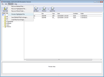 WinUndelete screenshot 4