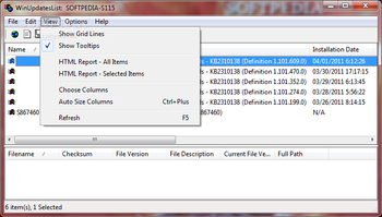 WinUpdatesList screenshot 3