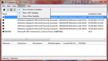 WinUpdatesList screenshot 4