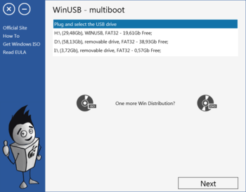 WinUSB - multiboot screenshot
