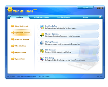 WinUtilities Free Edition screenshot