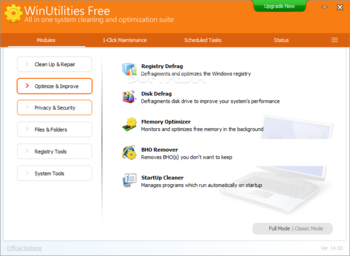 WinUtilities Free Edition screenshot 2
