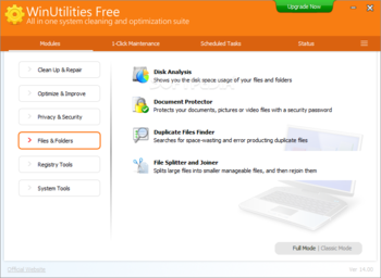 WinUtilities Free Edition screenshot 4