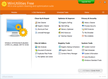 WinUtilities Free Edition screenshot 7