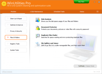 WinUtilities Professional Edition screenshot 4