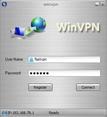 WinVPN screenshot