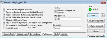 Winwatch Keylogger screenshot